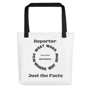 Reporters Tote bag