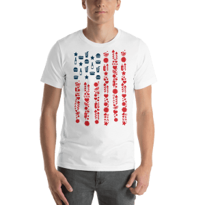 US Flag – Short-Sleeve Unisex T-Shirt