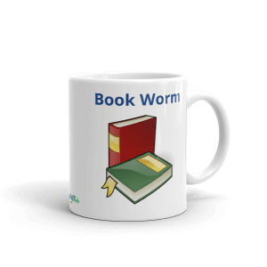 Book Worm Coffee Mug